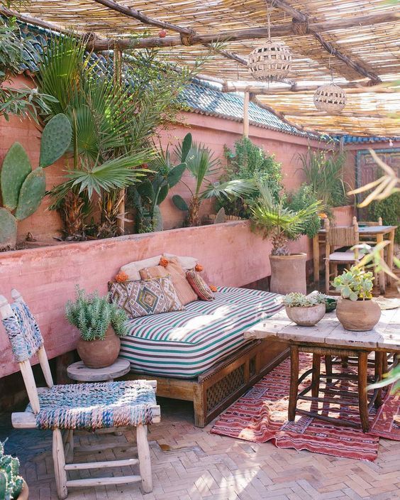 Riad marocain en bois