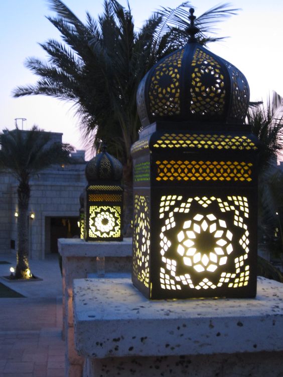 Riad marocain lanterne