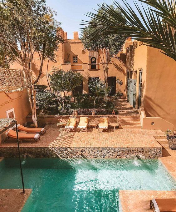 Riad marocain verdure