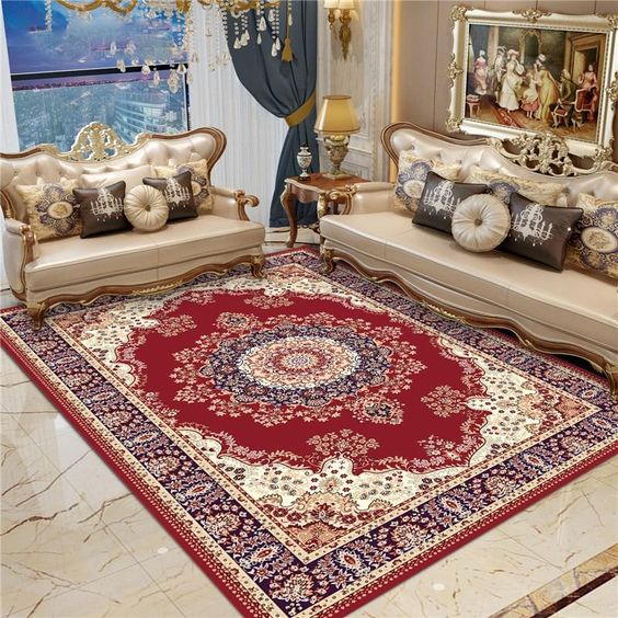 salon oriental moderne tapis turc