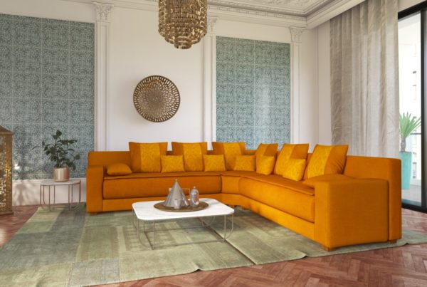 Salon marocain traditionnel
