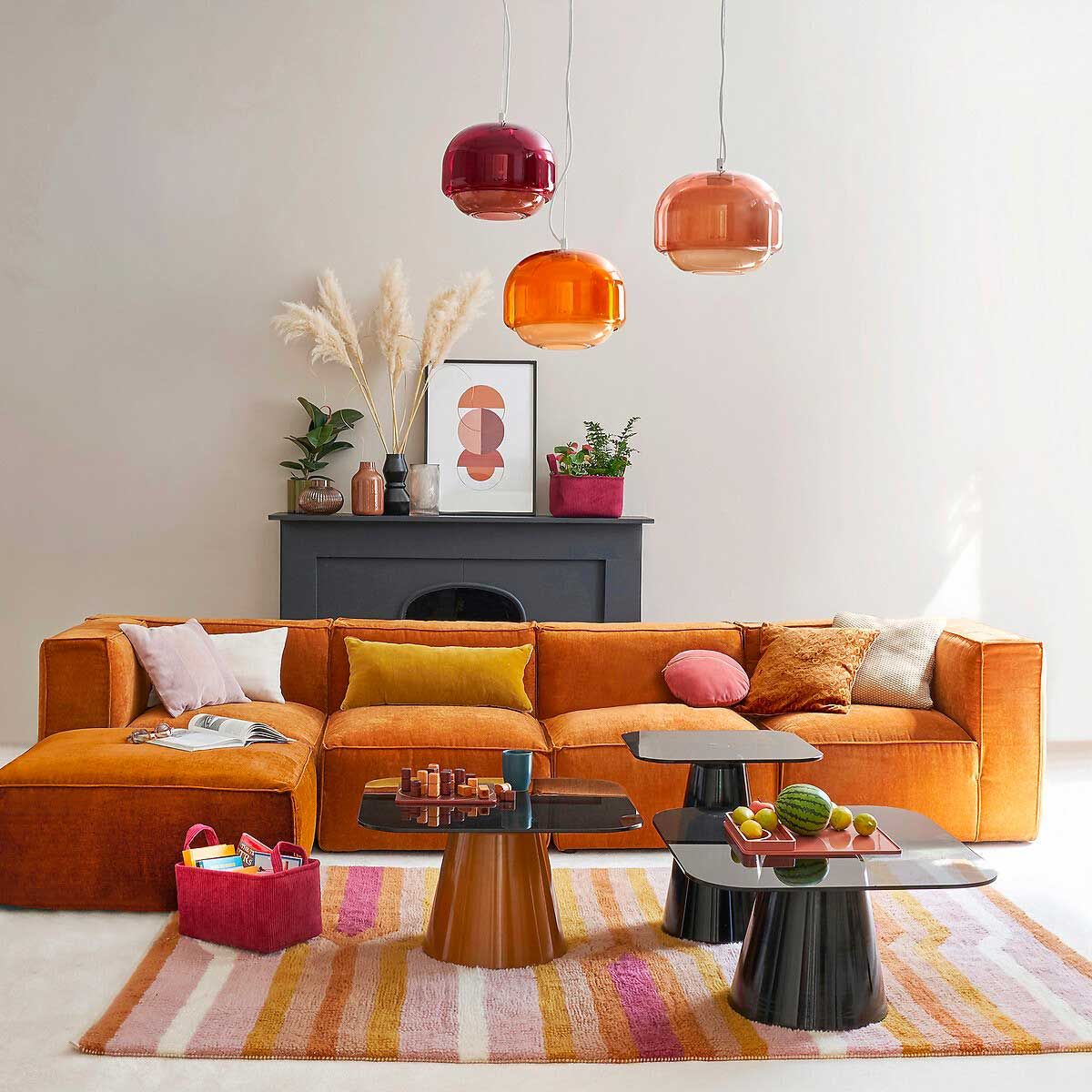 Canapé coloré : des idées pour votre salon