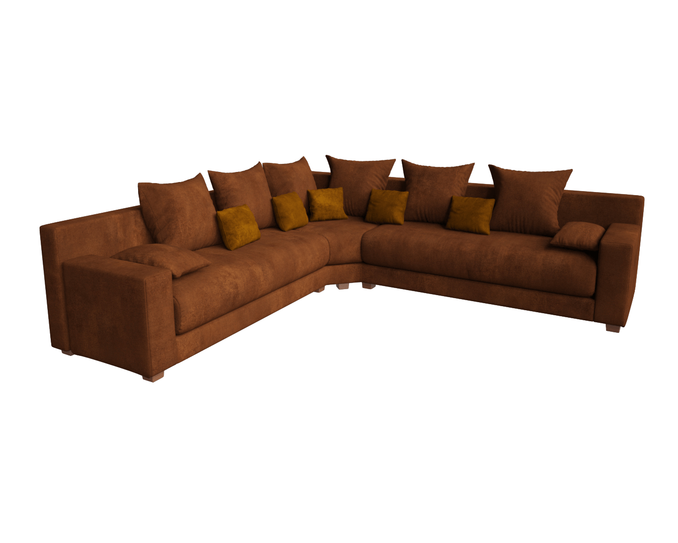 Canapé marocain moderne marron
