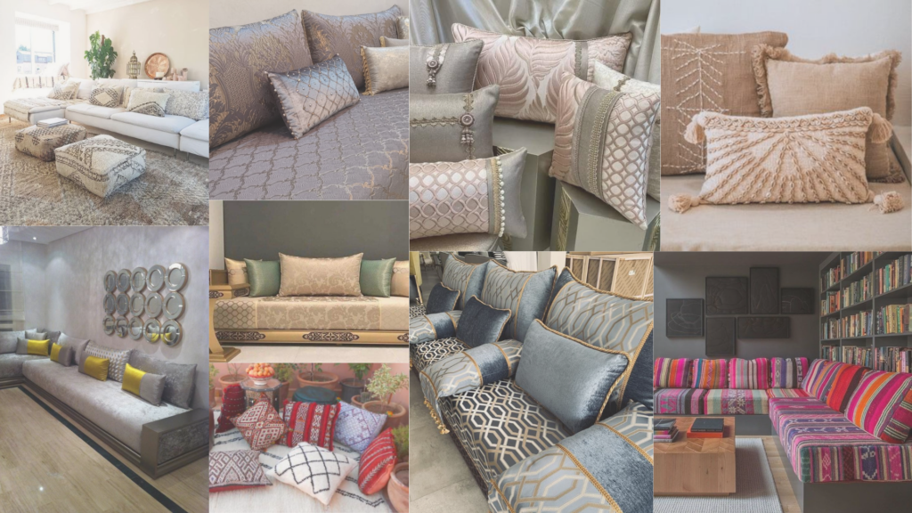 Moodboard introduction coussin marocain