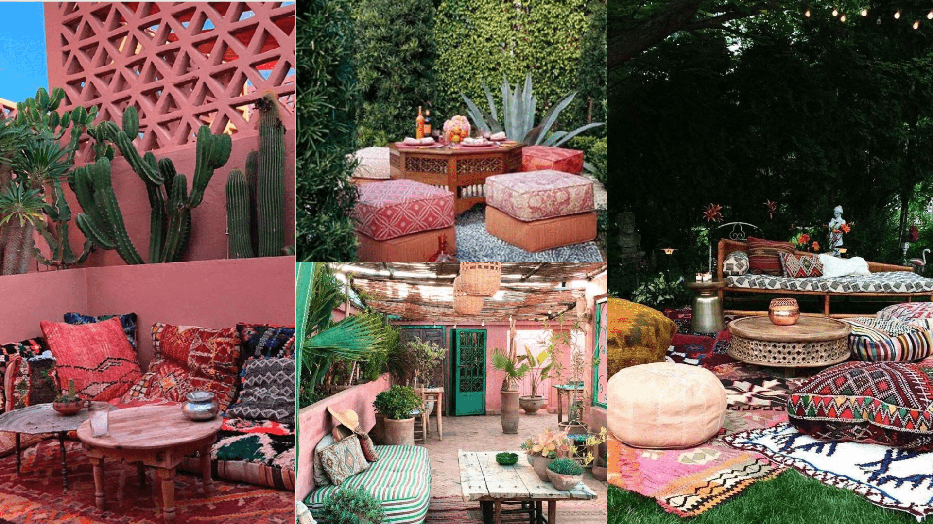 Salon de jardin marocain