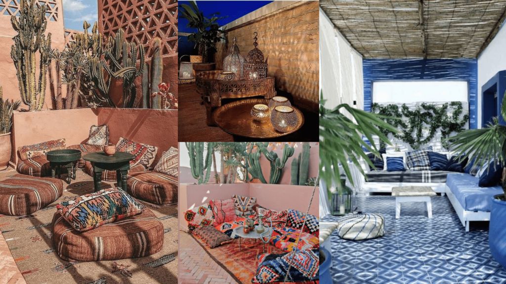 Salon de jardin marocain