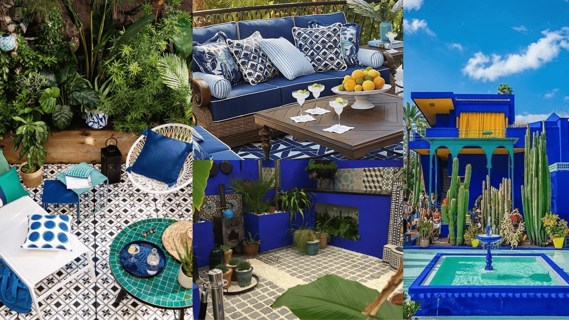 Salon de jardin marocain