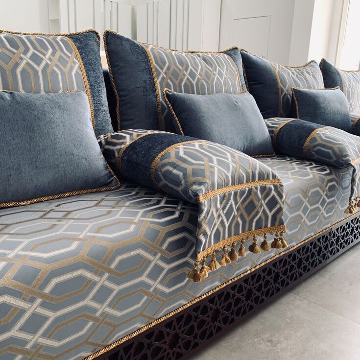 motifs de canapé marocain géométriques
