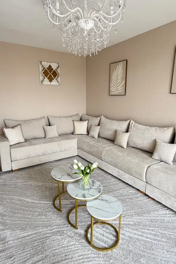 Racer Linen - chenille côtelé