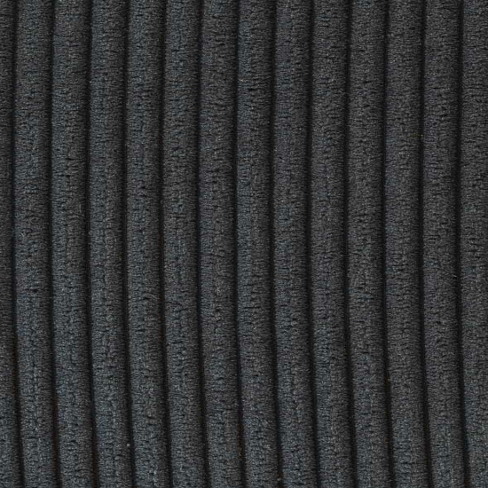 Rebel onyx Tissu pour salon marocain velours côtelé noir